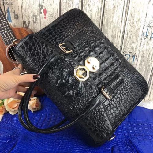 Leather Mens Briefcases Crocodile Messenger Bag Alligator Laptop Handbag #AT0901  | eBay